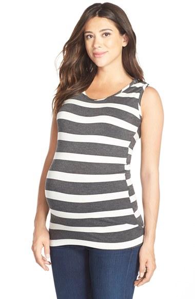 Women's Lab40 Maternity/nursing Tank - Grey