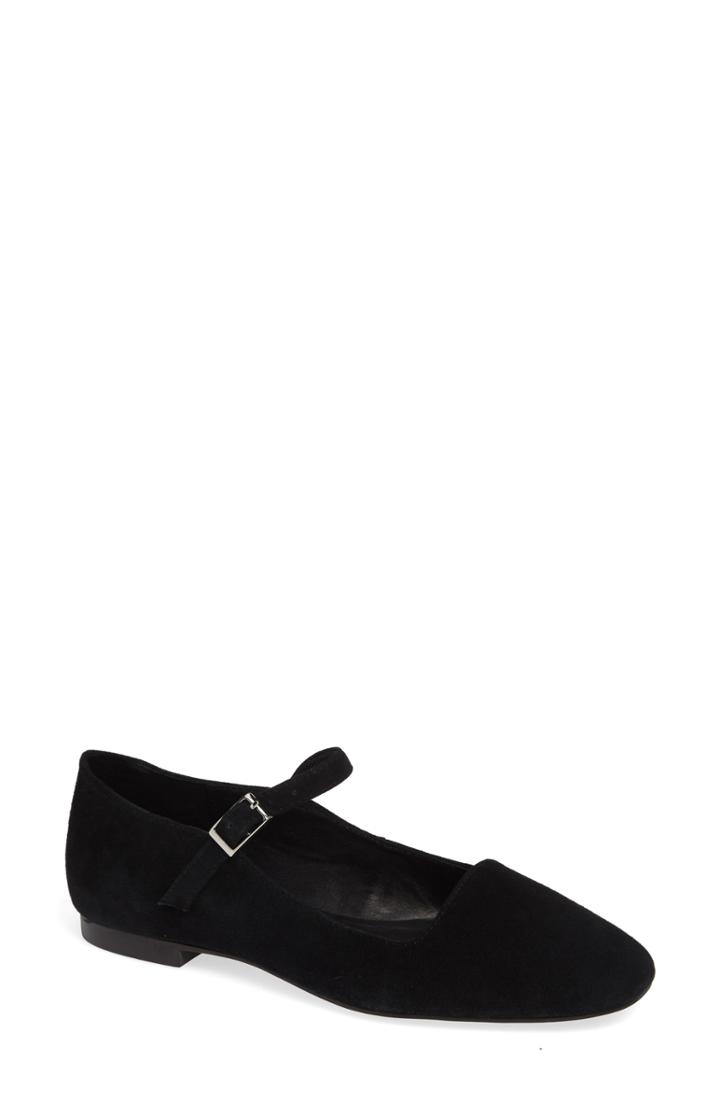 Women's Jeffrey Campbell Mary Jane Flat .5 M - Black