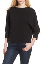 Women's Trouve Dolman Sleeve Top, Size - Black