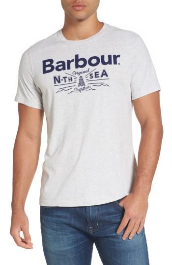 Men's Barbour Cove Slim Fit Logo Graphic T-shirt - Beige