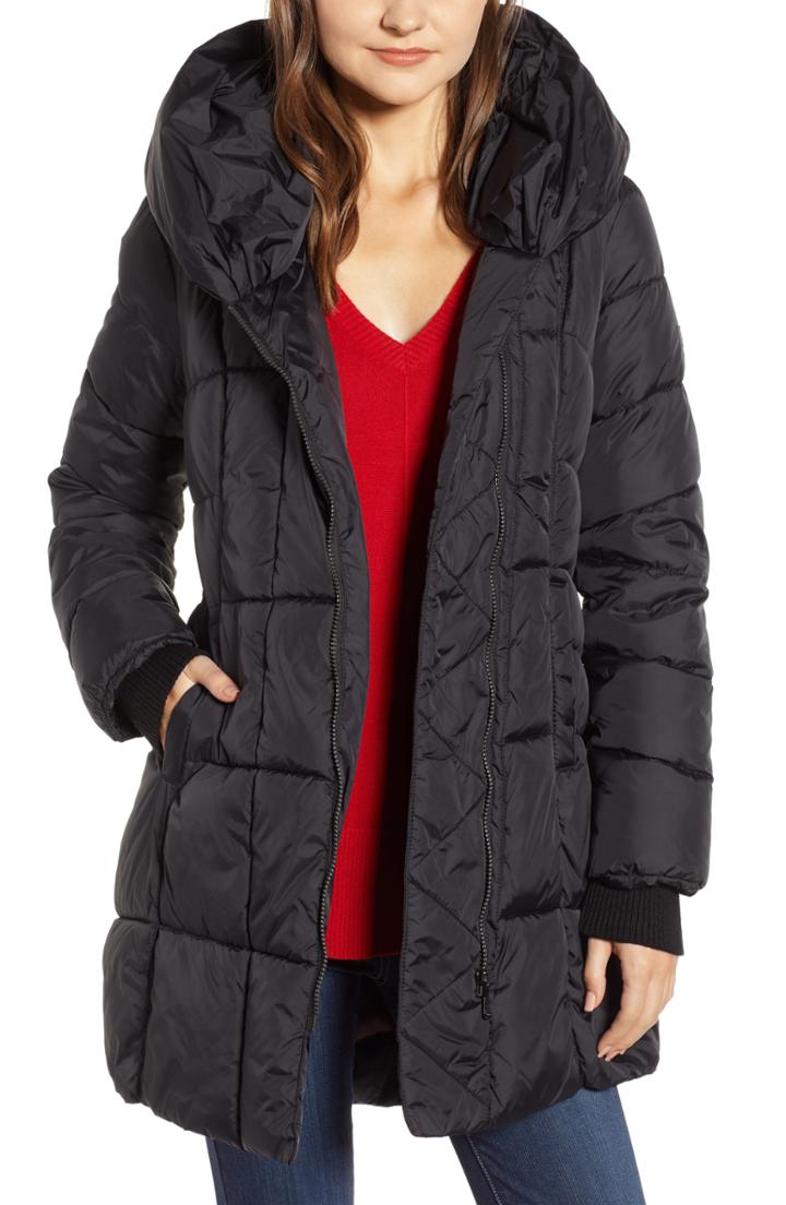 Women's Sam Edelman Pillow Collar Puffer Coat