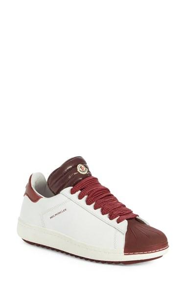 Women's Moncler 'angeline Scarpa' Sneaker Eu - Burgundy