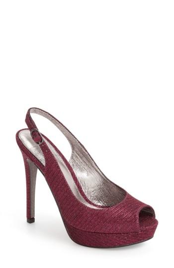 Women's Adrianna Papell Rita Platform Slingback Sandal M - Pink