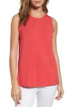 Petite Women's Halogen Geo Trim Tank P - Pink