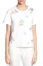 Women's Catherine Catherine Malandrino Martine Embellished Tee - White