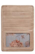 Hobo 'euro Slide' Credit Card & Passport Case - Grey