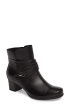 Women's Clarks Rosalyn Page Bootie .5 M - Black