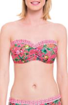 Women's Blush By Profile Japanika Underwire Bandeau Bikini Top