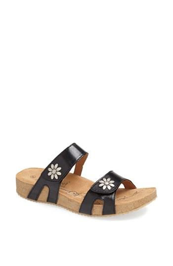 Women's Josef Seibel 'tonga 04' Sandal -5.5us / 36eu - Black