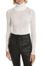 Women's A.l.c. Jones Fishnet Sweater - White