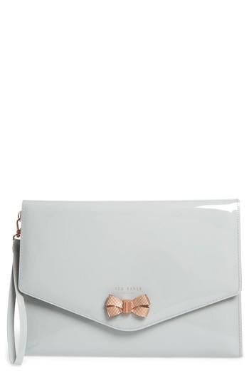 Ted Baker London Luanne Envelope Clutch - Grey
