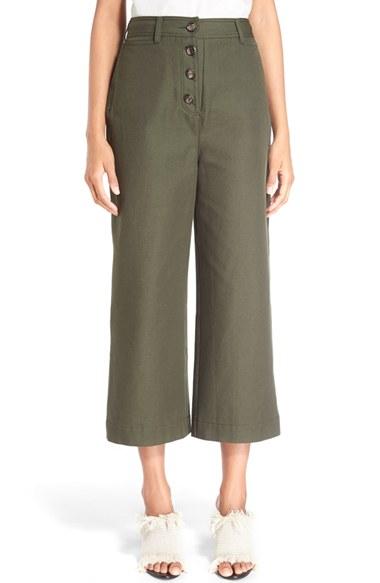 Women's Proenza Schouler Cotton Canvas Suiting Culottes