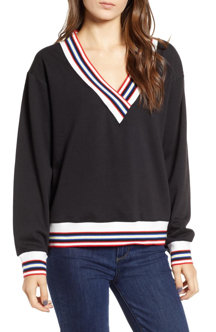 Women's J.crew Crewneck Cashmere Sweater, Size - Black