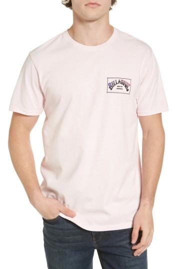 Men's Billabong Boxed Arch T-shirt - Purple