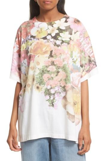 Women's Mm6 Maison Margiela Floral Print Tee