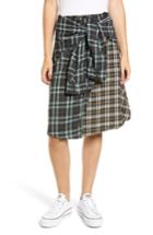 Women's French Connection Este Plaid Skirt - Green