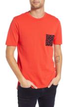 Men's Goodlife X 3x1 Split Hem Crewneck T-shirt - Red