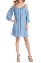 Women's Karen Kane Cold Shoulder Chambray Dress - Blue