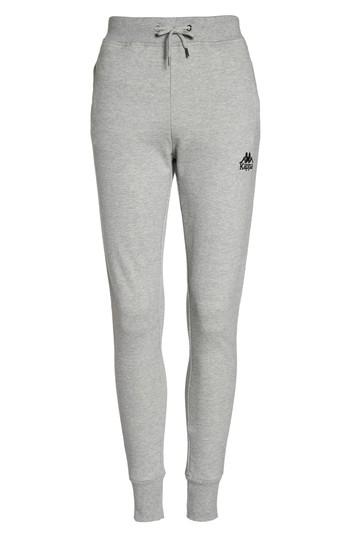 Women's Kappa Authentic Cresta Slim Fit Sweatpants - Grey