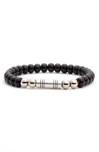 Men's Torino Belts Glass Bead Bracelet