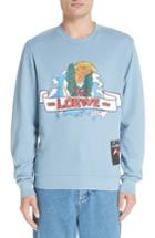Men's Loewe Graphic Sweatshirt - Blue