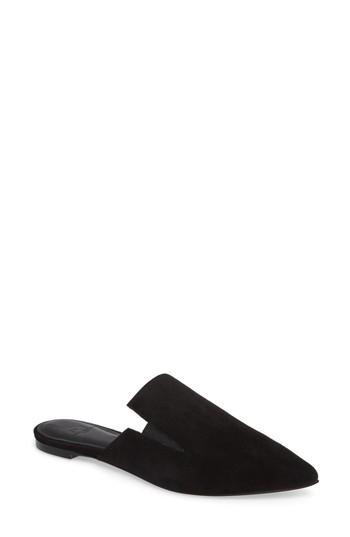 Women's Marc Fisher D Shiloh Flat Mule, Size 11 M - Black