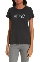 Women's Rag & Bone/jean New York City Tee, Size - Black