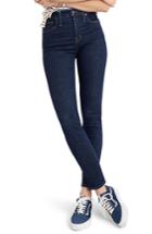 Women's Madewell Curvy High Waist Skinny Jeans - Blue