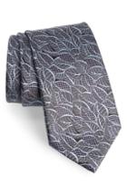 Men's Ermenegildo Zegna Leaf Silk Tie