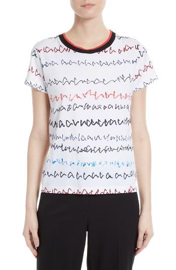 Women's Grey Jason Wu Scribble Print Tee