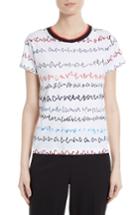Women's Grey Jason Wu Scribble Print Tee