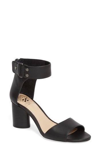 Women's Vince Camuto Jannali Ankle Strap Sandal M - Black