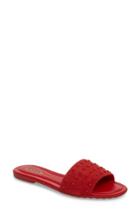 Women's Tod's Gommini Slide Sandal .5us / 39.5eu - Red