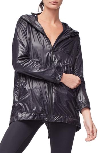 Women's Good American Cinched Waist Parka /1 - Black