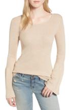 Women's Hinge Sparkle Bell Sleeve Sweater - Pink