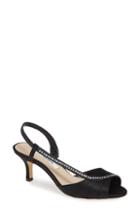 Women's Nina Cabell Slingback Sandal .5 M - Black