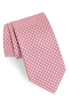 Men's Salvatore Ferragamo Ematite Print Silk Tie, Size - Pink