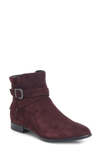 Women's B?rn Easton Bootie .5 M - Burgundy