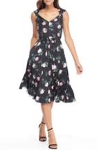 Women's Gal Meets Glam Collection Sadie Cowl Back Satin Dress - Black