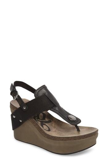 Women's Otbt Joyride Wedge Sandal M - Black