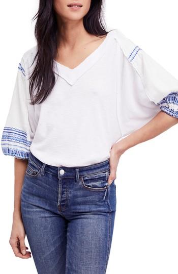 Women's Free People Bubble Shirt - White