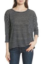 Women's Joie Stripe Linen Knit Top, Size - Ivory