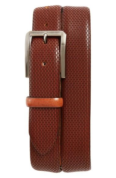 Men's Remo Tulliani 'bruno' Leather Belt - Tan