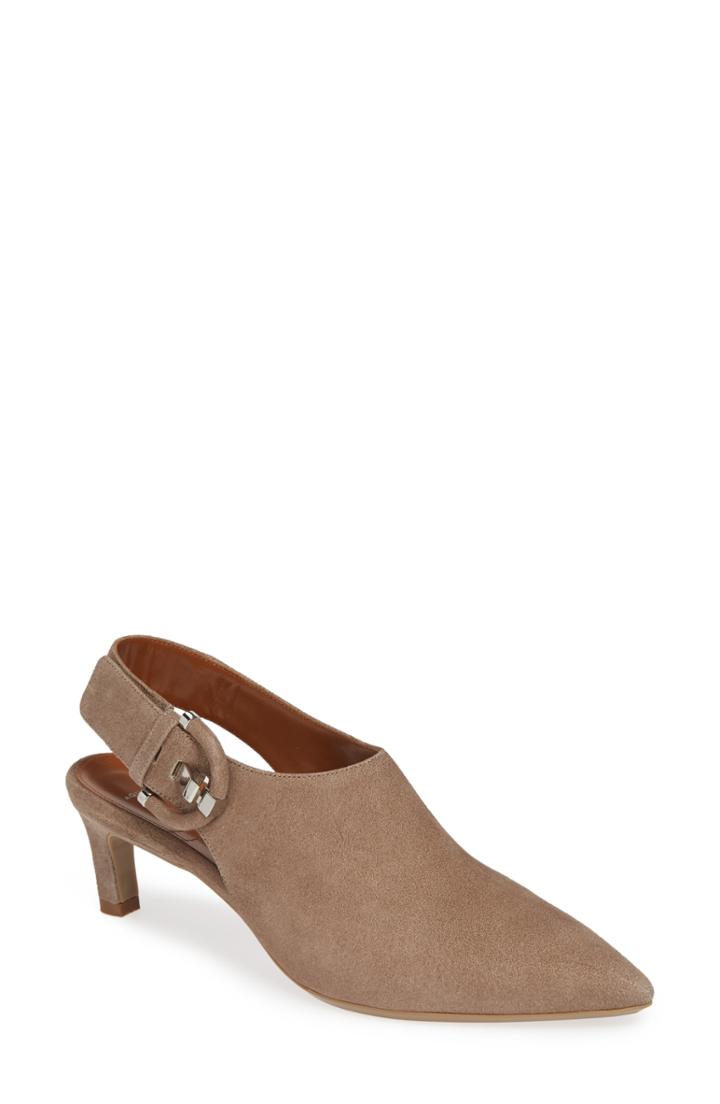 Women's Aquatalia Mandy Slingback Pump M - Beige