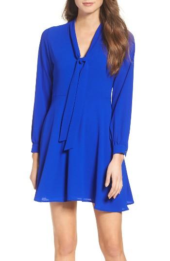 Women's Mary & Mabel Tie Neck Dress