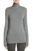 Women's St. John Collection Stretch Jersey Top, Size - Grey
