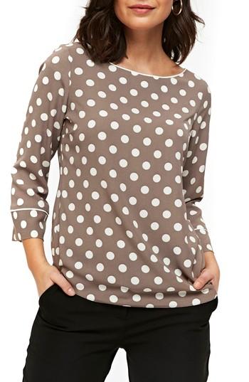 Women's Wallis Spot Top Us / 20 Uk - Purple