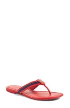 Women's Tory Burch Maritime Flip Flop .5 M - Red