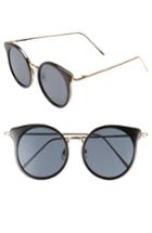 Women's Bp. Round Wing Sunglasses - Gold/ Black