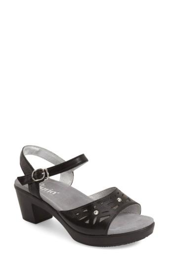 Women's Alegria Reese Cutout Sandal -7.5us / 37eu - Black